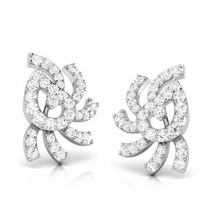 Jewelove™ Earrings Platinum Earrings with Diamonds JL PT E ST 2230