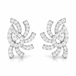 Jewelove™ Earrings Platinum Earrings with Diamonds JL PT E ST 2230