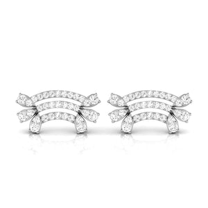 Jewelove™ Earrings Platinum Earrings with Diamonds JL PT E ST 2232