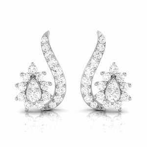 Jewelove™ Earrings Platinum Earrings with Diamonds JL PT E ST 2233