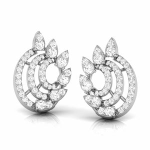 Jewelove™ Earrings Platinum Earrings with Diamonds JL PT E ST 2234