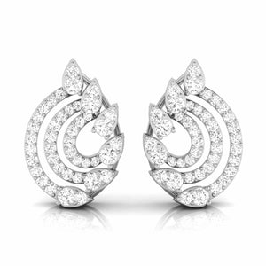 Jewelove™ Earrings Platinum Earrings with Diamonds JL PT E ST 2234