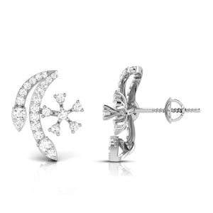 Jewelove™ Earrings Platinum Earrings with Diamonds JL PT E ST 2238