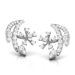 Jewelove™ Earrings Platinum Earrings with Diamonds JL PT E ST 2238