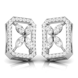 Jewelove™ Earrings Platinum Earrings with Diamonds JL PT E ST 2241