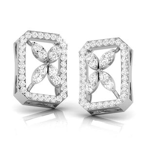 Jewelove™ Earrings Platinum Earrings with Diamonds JL PT E ST 2241