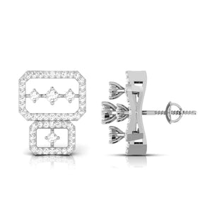 Jewelove™ Earrings Platinum Earrings with Diamonds JL PT E ST 2242