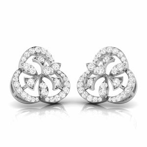 Jewelove™ Earrings Platinum Earrings with Diamonds JL PT E ST 2251