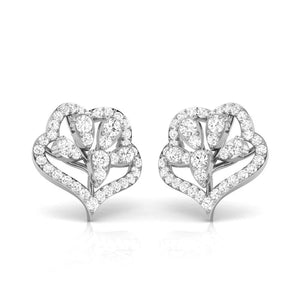 Jewelove™ Earrings Platinum Earrings with Diamonds JL PT E ST 2253