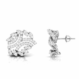 Jewelove™ Earrings Platinum Earrings with Diamonds JL PT E ST 2256