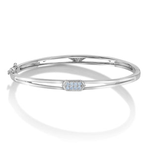 Jewelove™ Bangles & Bracelets SI IJ Platinum Evara | Platinum Diamonds Bracelet for Women JL PTB 831