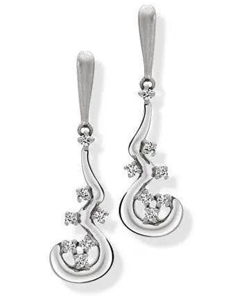 Diamond Earring Charm | Double Hole Connected Piercing Chain – Two of Most