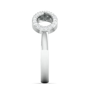 Jewelove™ Rings Platinum Infinity Ring with Diamonds for Women JL PT 968