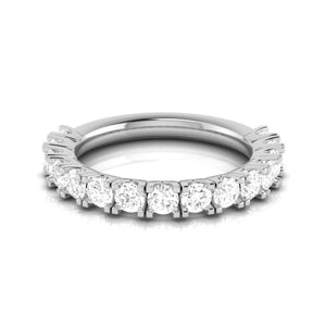 Jewelove™ Rings Platinum Infinity Ring with Diamonds for Women JL PT R-6