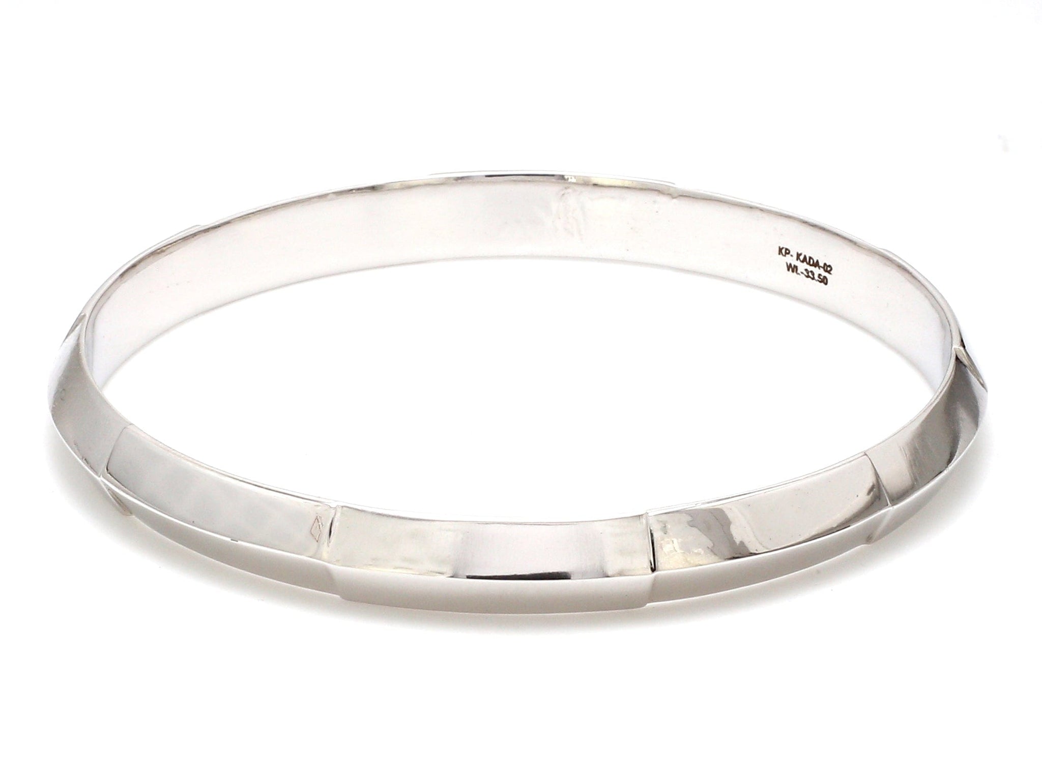 Jewelove™ Bangles & Bracelets Platinum Kada for Men JL PTB 1105