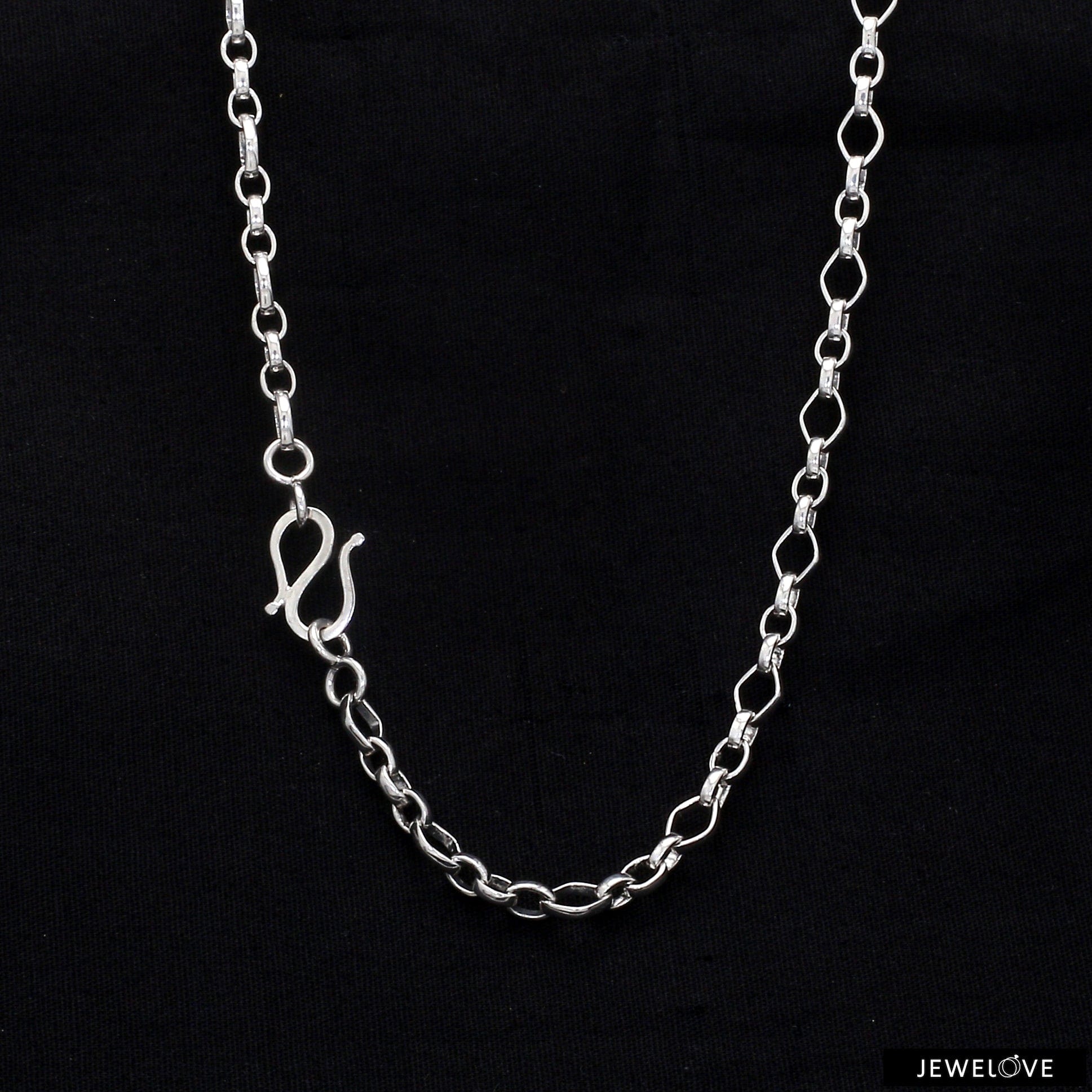 Jewelove™ Chains Platinum Links Chain for Men JL PT CH 1174