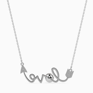 Jewelove™ Pendants Platinum Love Pendant with Pearl for Women JL PT P 18012