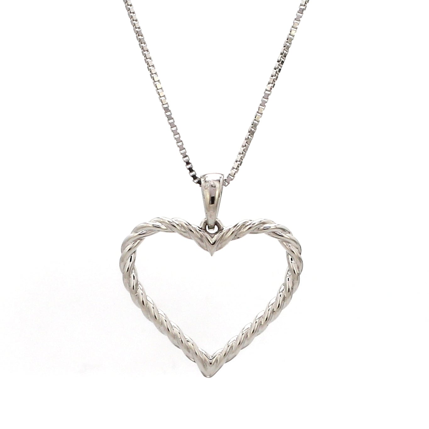 Jewelove™ Pendants Platinum Milgrain Heart Pendant for Women JL PT P 18020