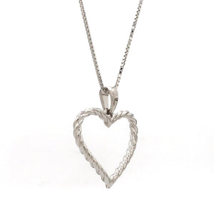 Jewelove™ Pendants Platinum Milgrain Heart Pendant for Women JL PT P 18020