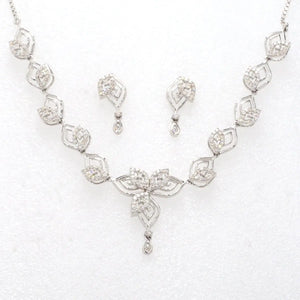 Platinum Necklace with Diamonds JL PT N34