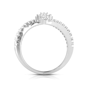 Jewelove™ Rings VS GH / Women's Band only Platinum Pear Marquise Ring with Diamonds for Women JL PT DM 0055