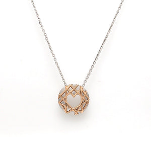 Jewelove™ Pendants Platinum Pendant Rose Gold Pendant with Chain JL PT P 217