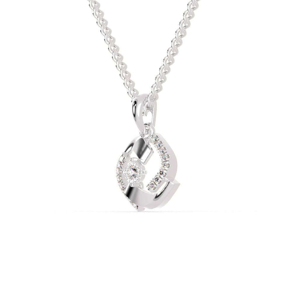 Jewelove™ Pendants Platinum Pendant with Diamonds for Women JL PT P 1243