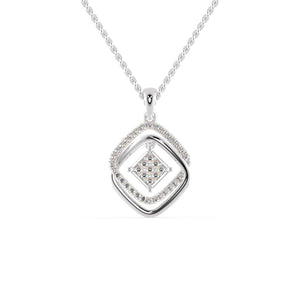 Jewelove™ Pendants SI IJ Platinum Pendant with Diamonds for Women JL PT P 1245