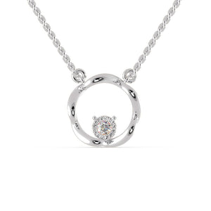 Jewelove™ Pendants SI IJ Platinum Pendant with Diamonds for Women JL PT P 1256