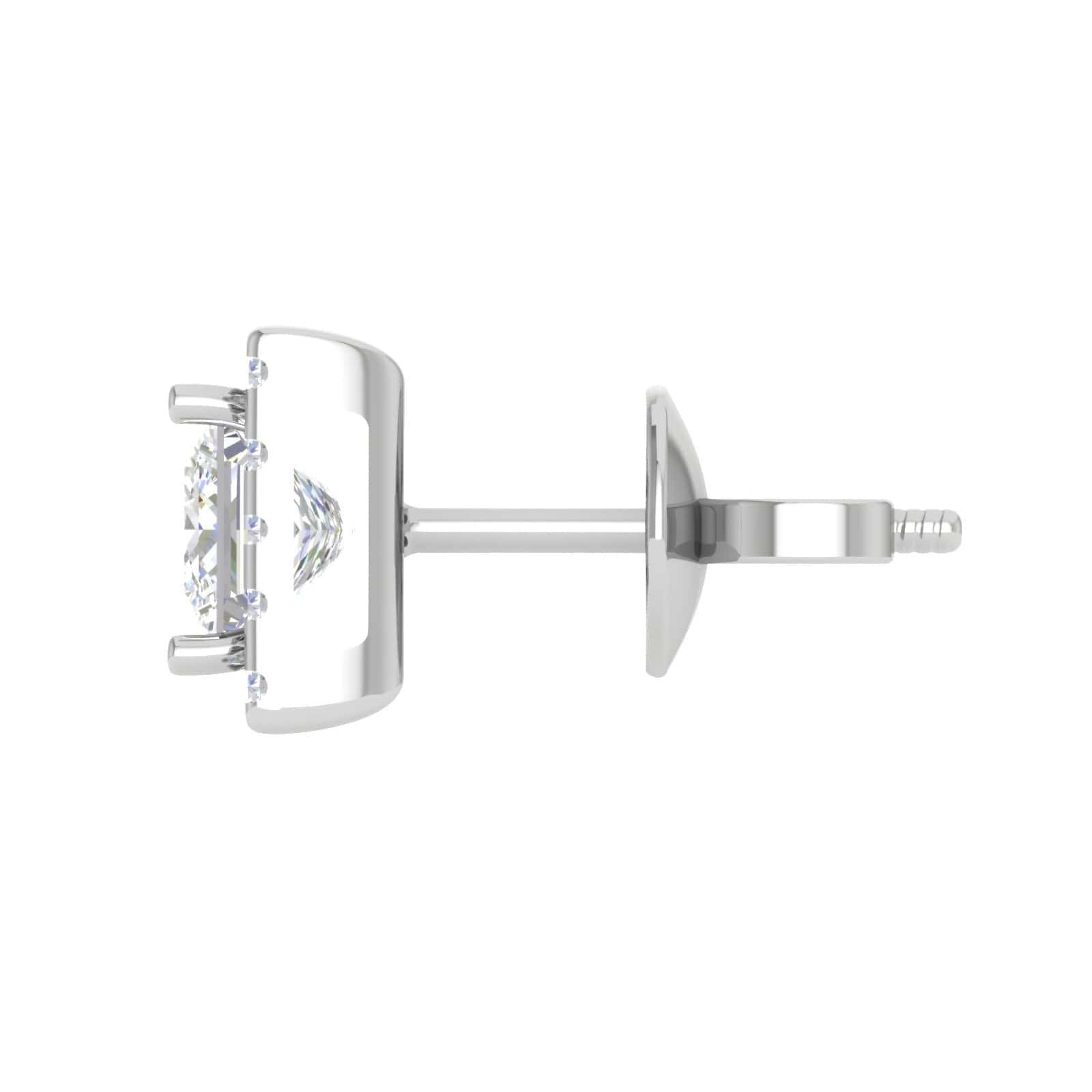 Beladora Bespoke Princesscut Diamond Stud Earring 515859