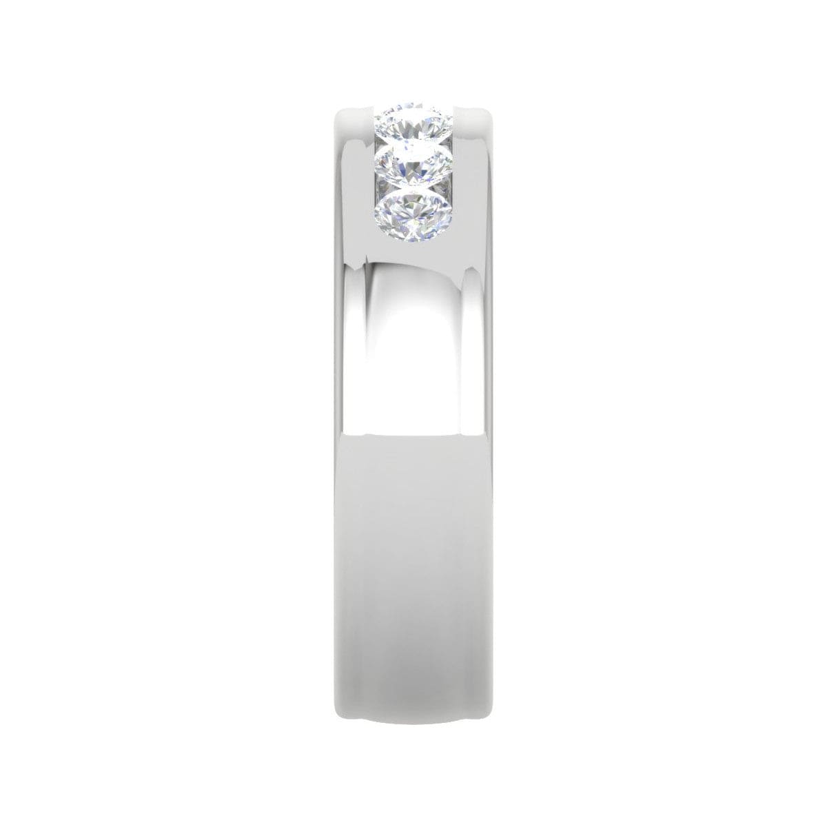 Jewelove™ Rings Platinum Ring with 7 Diamonds for Women JL PT MB RD 121