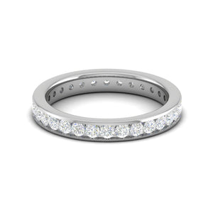 Jewelove™ Rings Platinum Ring With Diamonds for Women JL PT ET RD 104