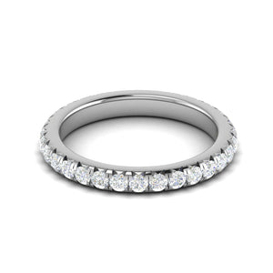 Jewelove™ Rings Platinum Ring With Diamonds for Women JL PT ET RD 105