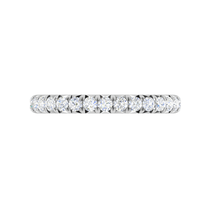 Jewelove™ Rings Platinum Ring With Diamonds for Women JL PT ET RD 105