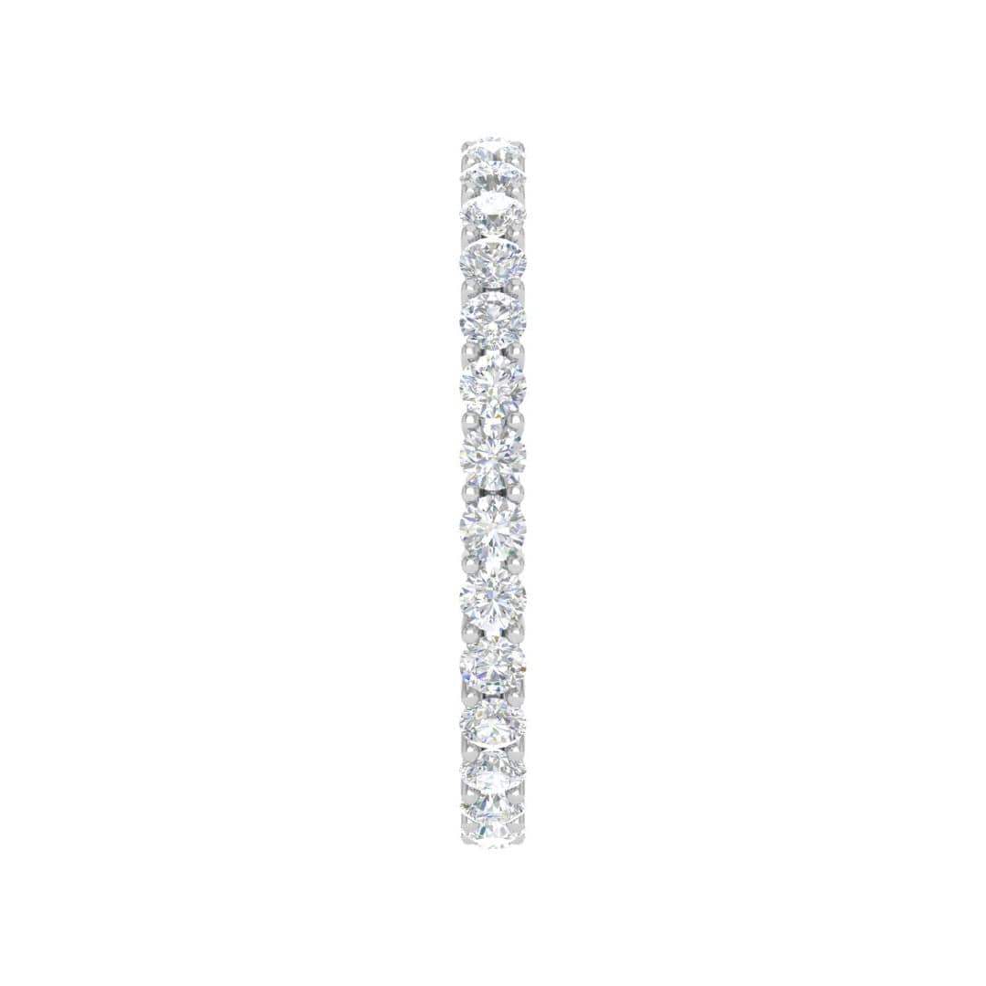 Jewelove™ Rings Platinum Ring With Diamonds for Women JL PT ET RD 107