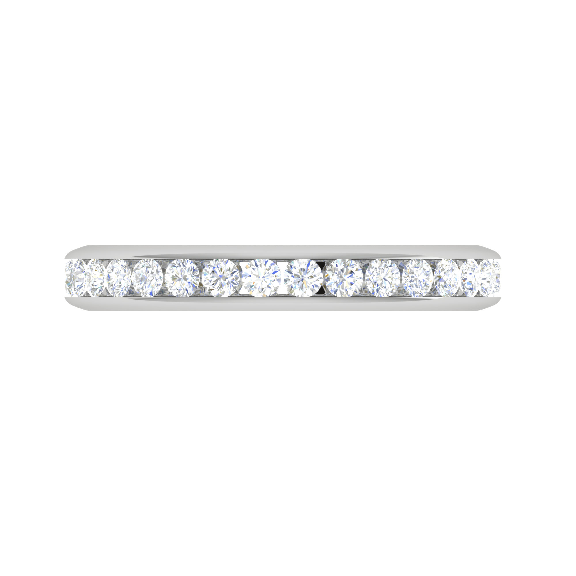 Jewelove™ Rings Platinum Ring With Diamonds for Women JL PT ET RD 111