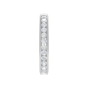 Jewelove™ Rings Platinum Ring With Diamonds for Women JL PT ET RD 111