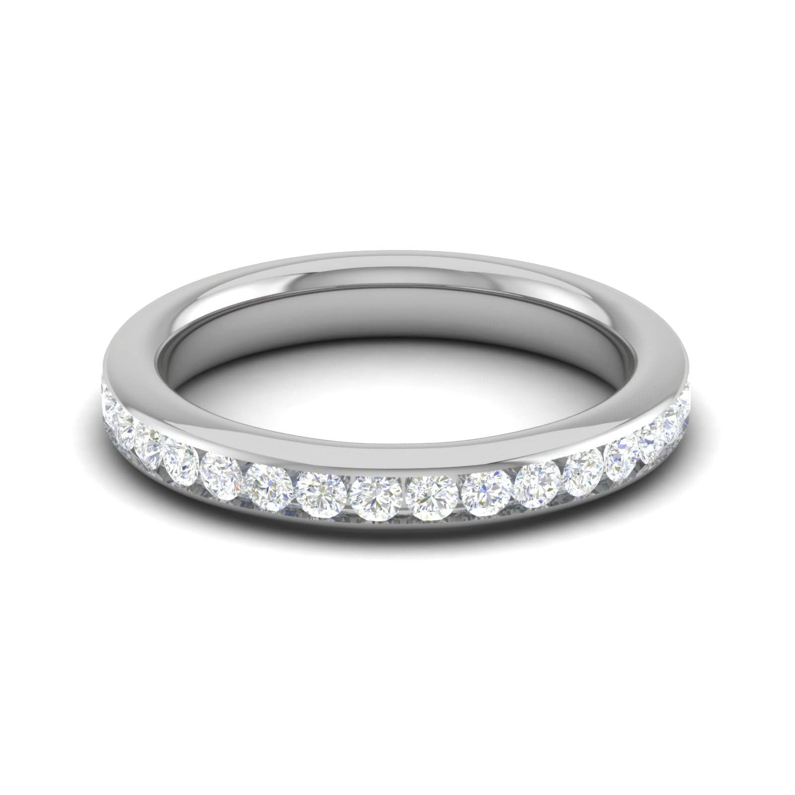 Jewelove™ Rings Platinum Ring With Diamonds for Women JL PT ET RD 111