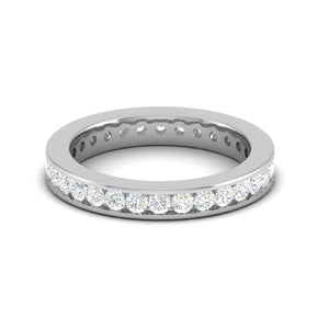 Jewelove™ Rings Platinum Ring With Diamonds for Women JL PT ET RD 112