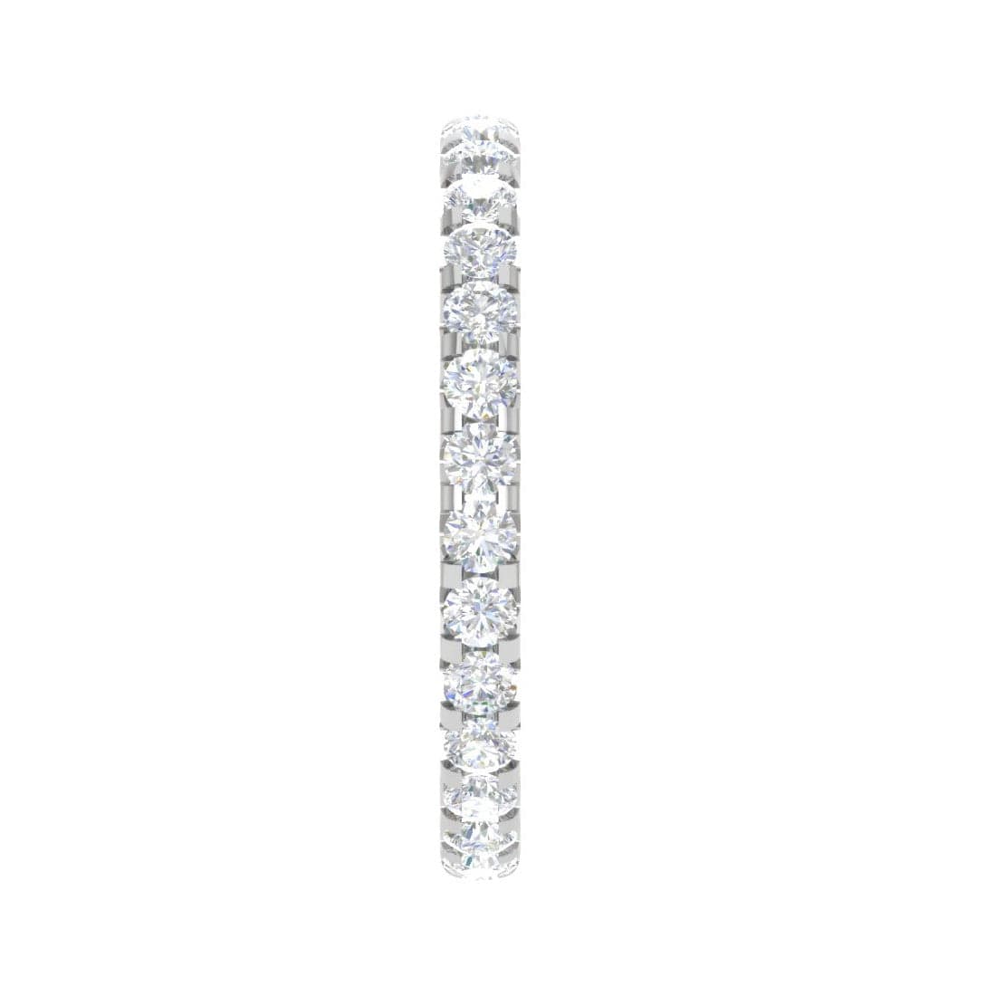 Jewelove™ Rings Platinum Ring With Diamonds for Women JL PT ET RD 113