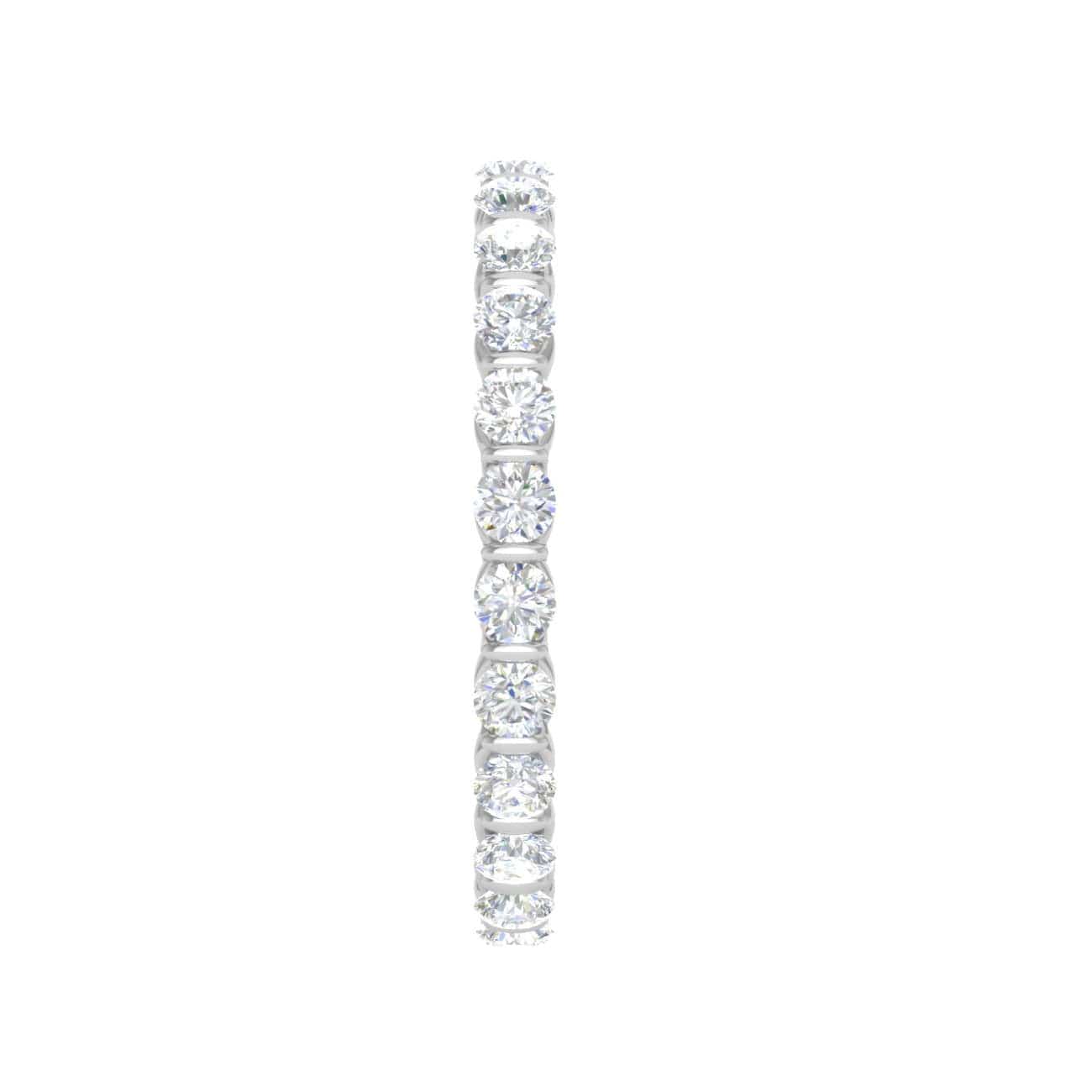 Jewelove™ Rings Platinum Ring With Diamonds for Women JL PT ET RD 114