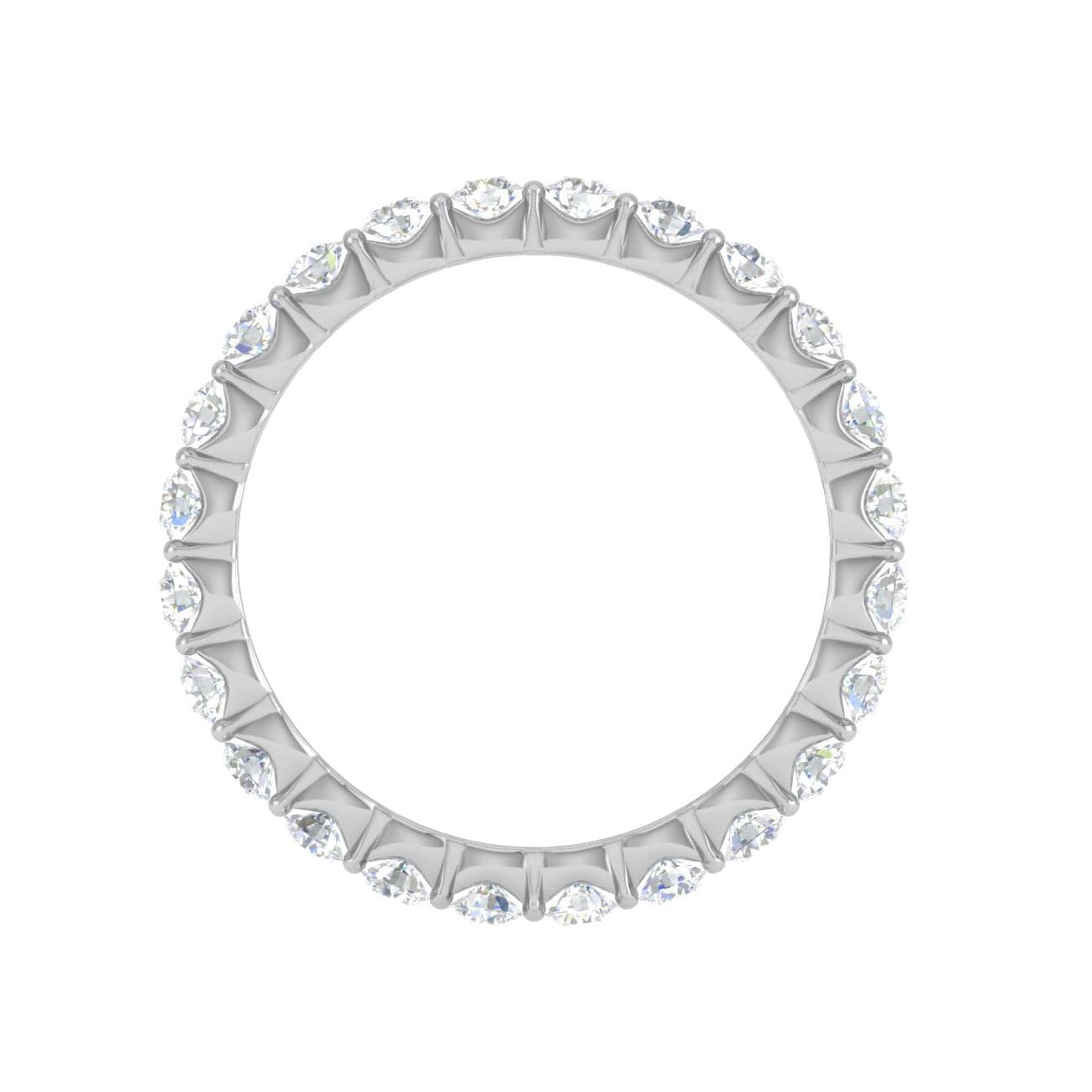 Jewelove™ Rings Platinum Ring With Diamonds for Women JL PT ET RD 114