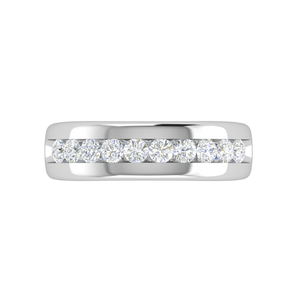 Jewelove™ Rings Platinum Ring with Diamonds for Women JL PT MB RD 100