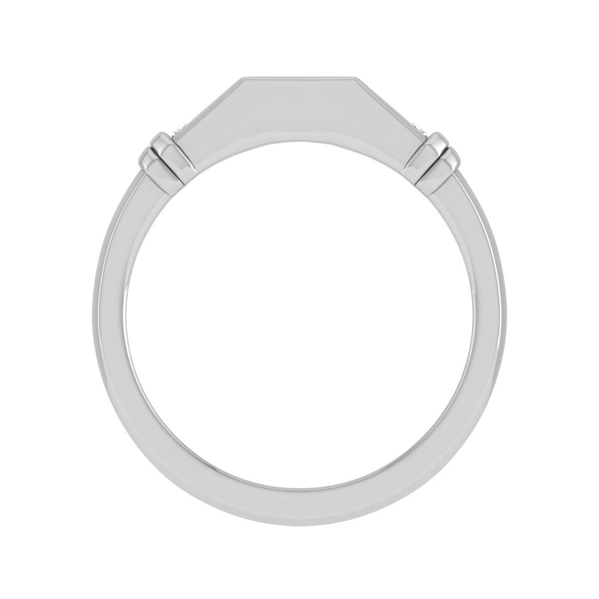 Jewelove™ Rings Platinum Ring with Diamonds for Women JL PT MB RD 103