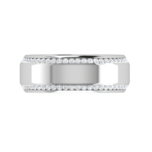 Jewelove™ Rings Platinum Ring with Diamonds for Women JL PT MB RD 120