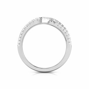 Jewelove™ Rings Platinum Ring with Diamonds for Women JL PT R-4