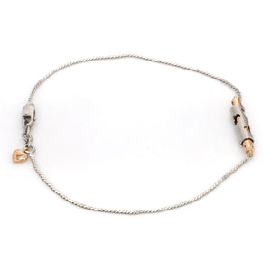 Jewelove™ Bangles & Bracelets Platinum Rose Gold Bracelet for Women JL PTB 743