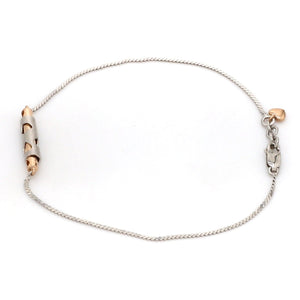 Jewelove™ Bangles & Bracelets Platinum Rose Gold Bracelet for Women JL PTB 743