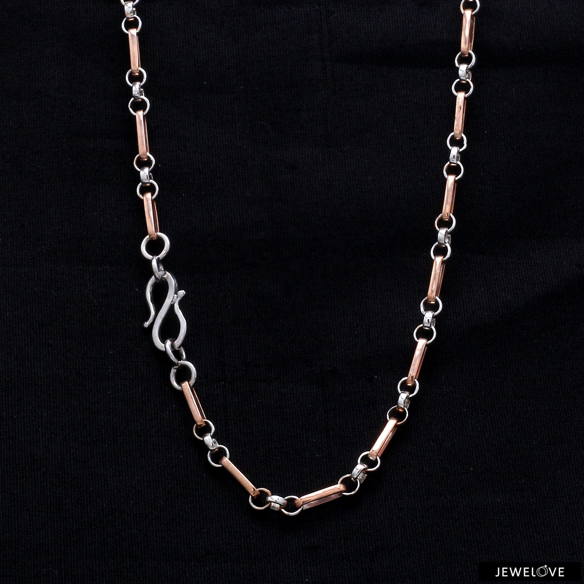 Jewelove™ Chains Platinum + Rose Gold Chain for Men JL PT CH 1029