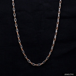 Jewelove™ Chains Platinum + Rose Gold Chain for Men JL PT CH 1041